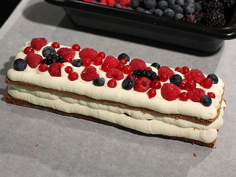 Chantilly Millefeuille with Red Berries - 68