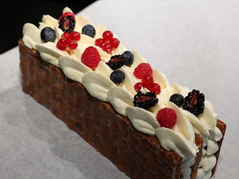 Chantilly Millefeuille with Red Berries - 74