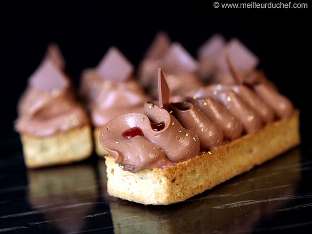 Chocolate & Cherry Tart in Individual Tartlets