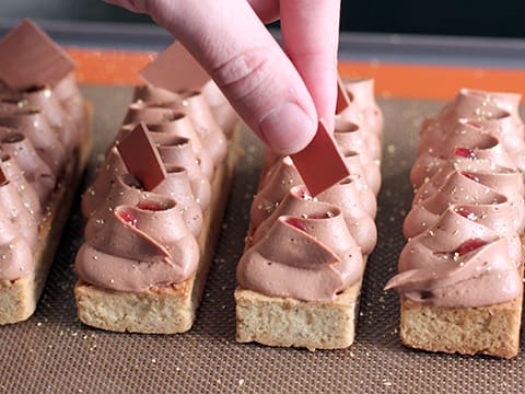 Chocolate & Cherry Tart in Individual Tartlets - 54