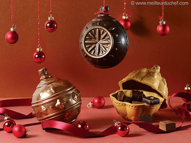 Chocolate Christmas Baubles