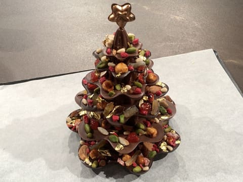 Chocolate Mendiant Christmas Tree - 93