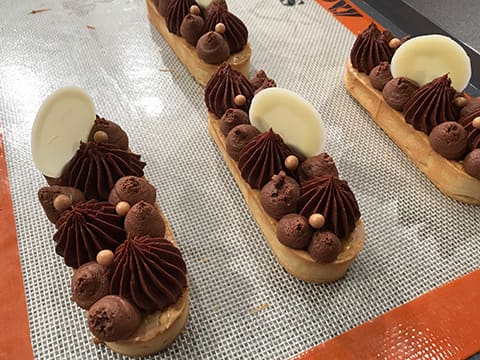 Chocolate & Nougatine Tartlets - 69