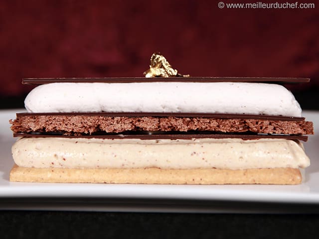 Chocolate, Praliné & Chestnut Millefeuille