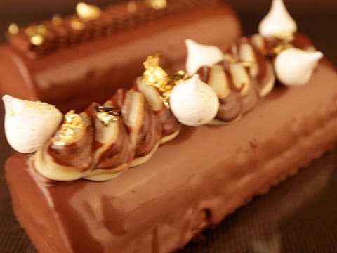 Two-Chocolate & Pear Yule Log - 65