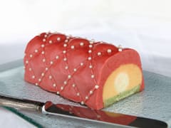 Three-Fruit Yule Log