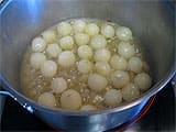 Clear glazing baby onions - 8