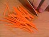 Cutting a julienne - 4