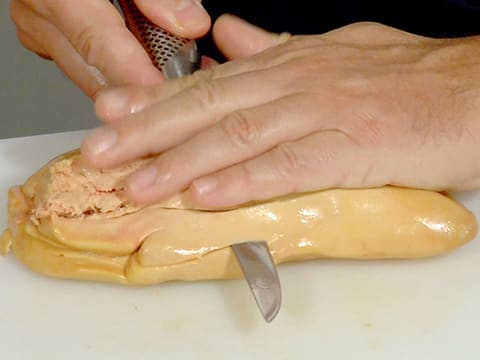 Deveining Foie Gras - 10