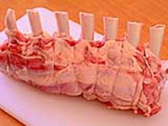 Dressing a rack of veal