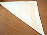 Folding napkins smoking jacket style - 2