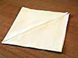 Folding napkins smoking jacket style - 3