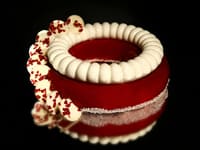 Gluten-Free Morello Cherry, Lime & Coconut Entremets