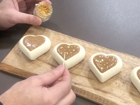 Mini Heart Cakes with Praliné & Gianduja - 113
