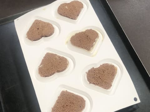 Mini Heart Cakes with Praliné & Gianduja - 84