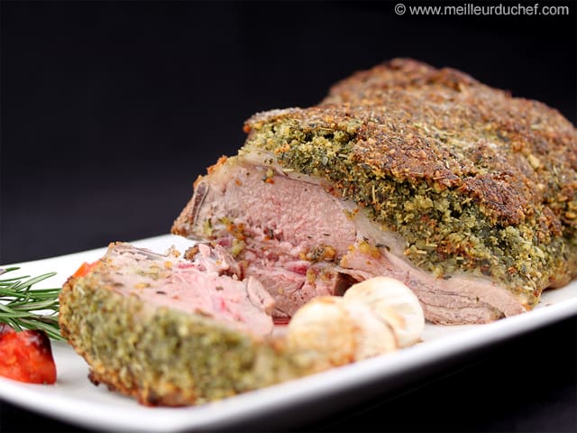 Rack of Lamb with Parsley Crust