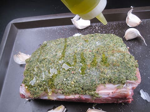 Rack of Lamb with Parsley Crust - 18