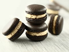 Liquorice Macarons