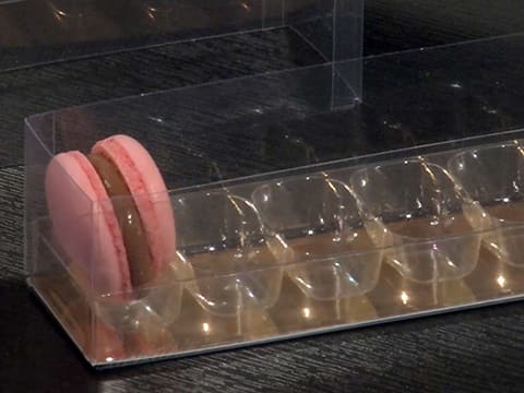 Raspberry & Chocolate Macarons - 44