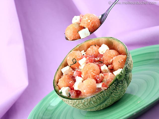 Melon & Feta Salad