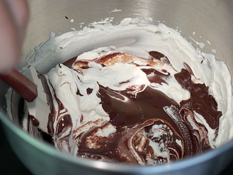 Meringue Spheres with Chocolate Mousse, Ginger & Cherry Compote - 22