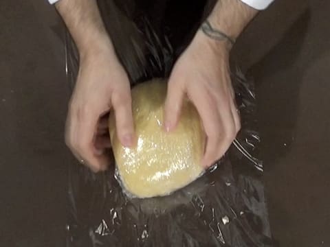 Wrap the brioche ball with another layer of cling film