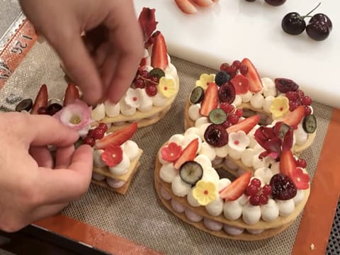 Number Cake with Red Berries - 73