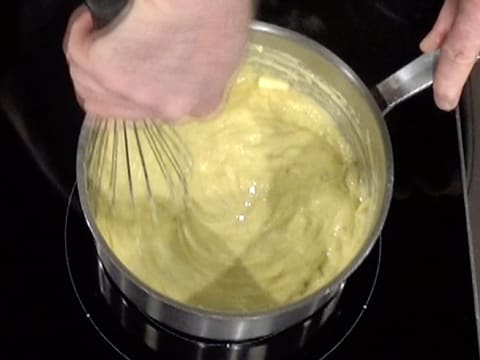 Whisk the pastry cream