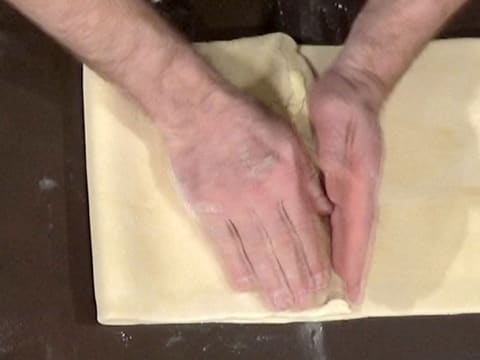 Fold one side of the dough