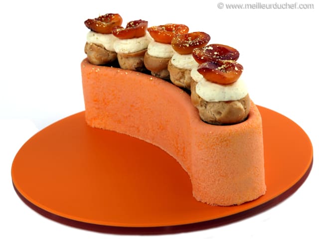 Peach & Apricot Mousse Cake