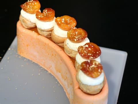 Peach & Apricot Mousse Cake - 90