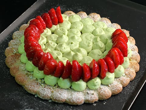 Pistachio Dacquoise with Strawberries - 76