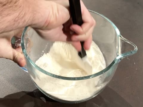 Combine the ingredients with a rubber spatula