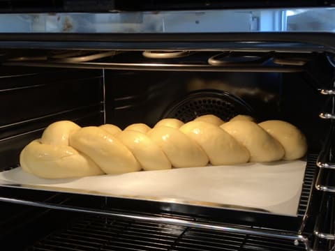 Place the brioche in the oven