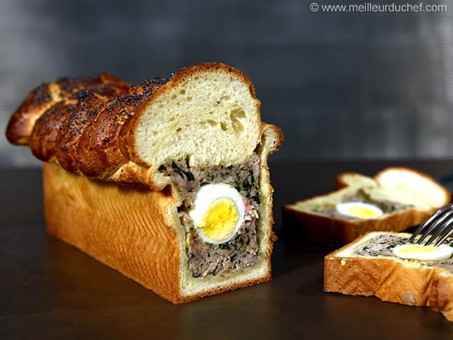Brioche Easter Pâté (Pork and Egg Pie)