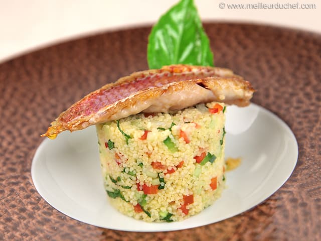 Red Mullet with Tabbouleh