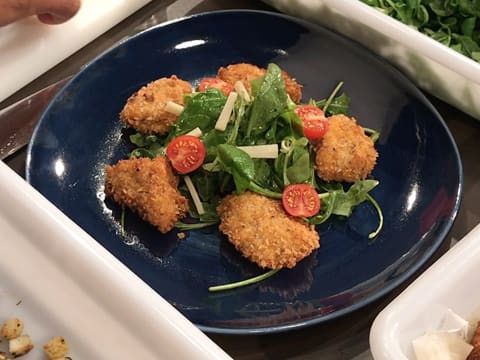 Salad with Spicy Chicken Nuggets - 47