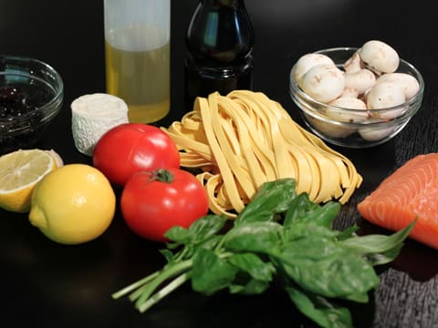 Salmon Tagliatelle Salad - 1