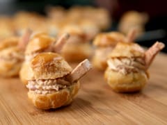 Choux Buns with Foie Gras Mousse