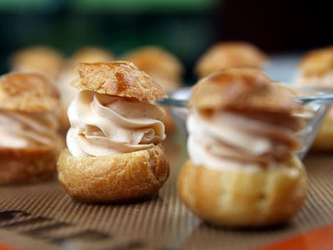 Choux Buns with Smoked Salmon Mousse - 23