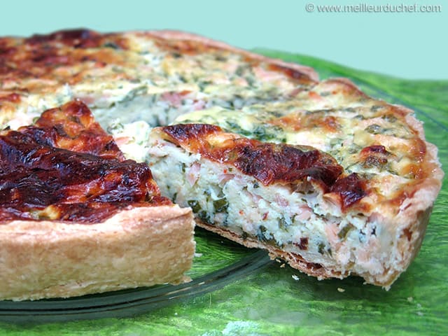 Smoked Salmon and Cheese Tart