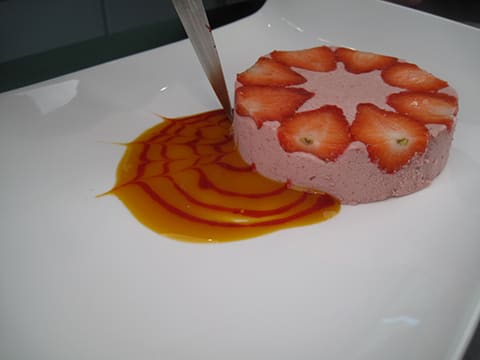 Strawberry Mousse with Chantilly Cream - 26
