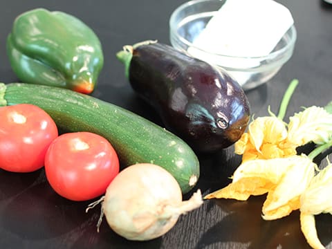 Stuffed Courgette Flowers - 1