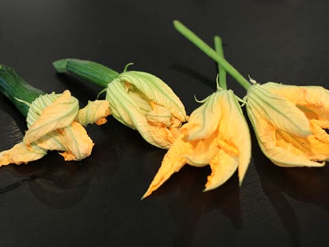 Stuffed Courgette Flowers - 11