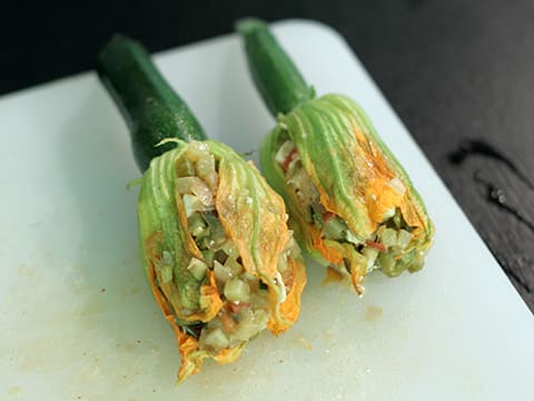 Stuffed Courgette Flowers - 16