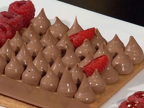 Milk Chocolate Crémeux & Raspberry Tart - 69