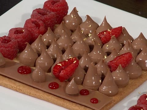 Milk Chocolate Crémeux & Raspberry Tart - 71