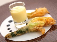 Tempura Courgette Flowers