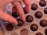 To mold solid chocolate - 10