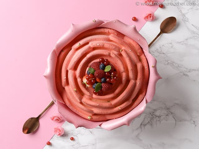 Valentine's Day Rose Cake